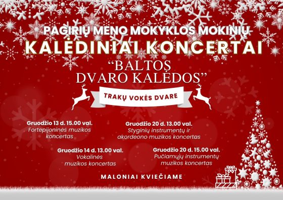 Kalėdiniai koncertai „BALTOS DVARO KALĖDOS“